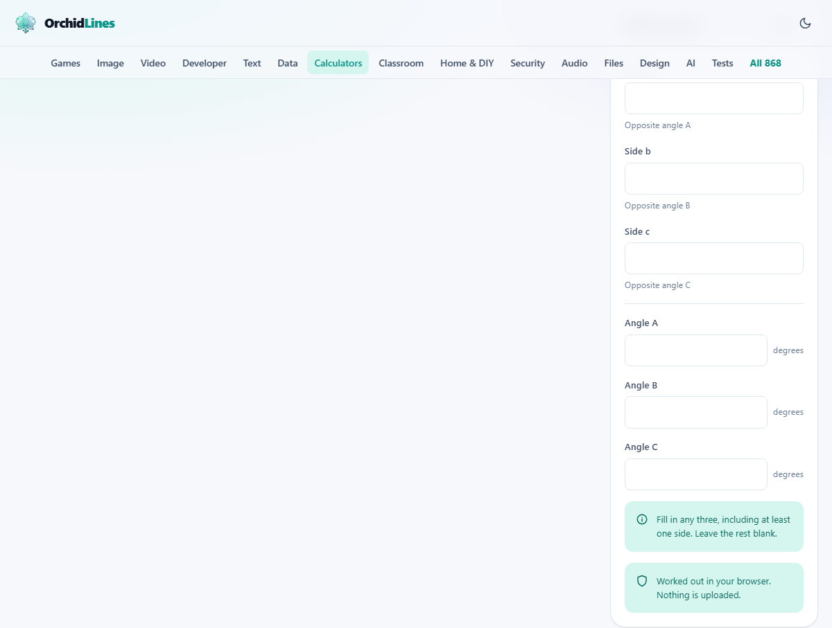 Screenshot: Which three values are enough