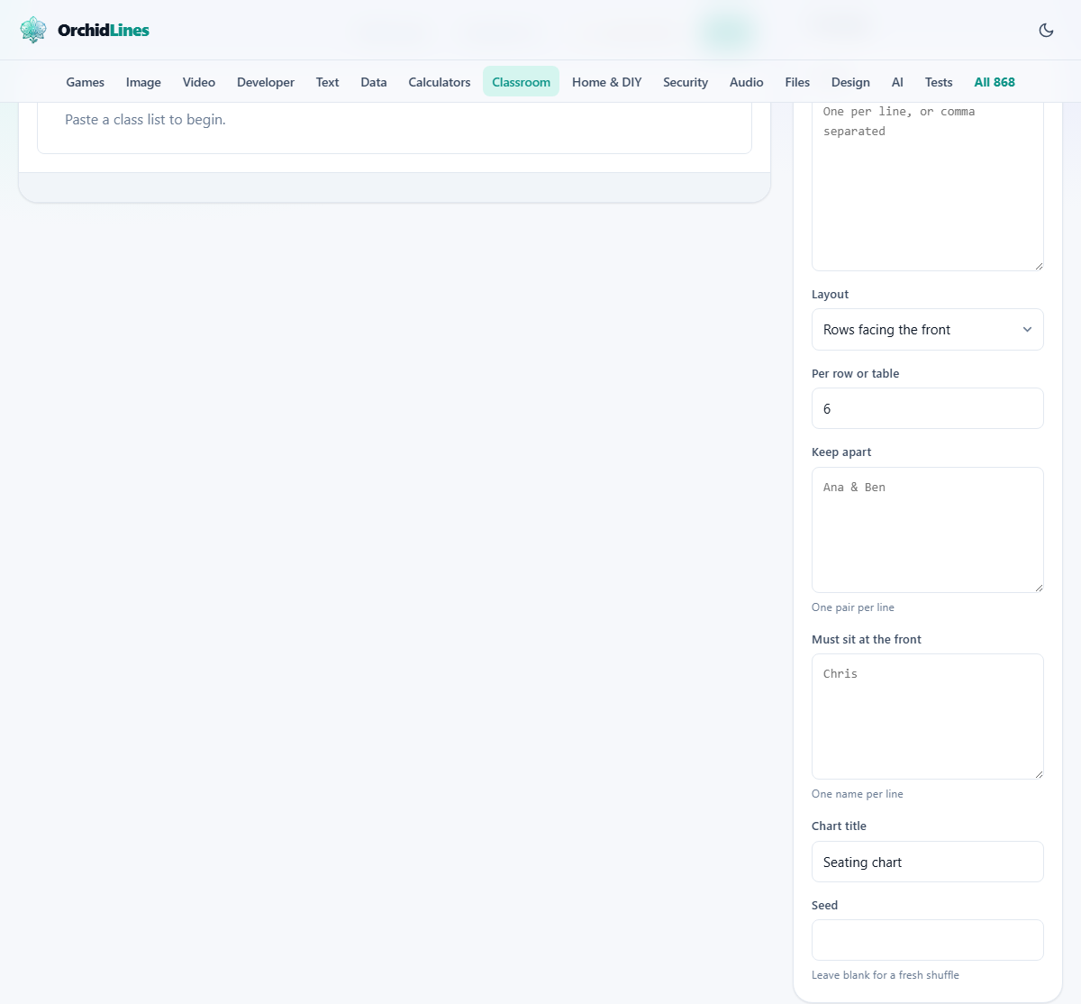 Screenshot: Where "next to" means something different in every layout