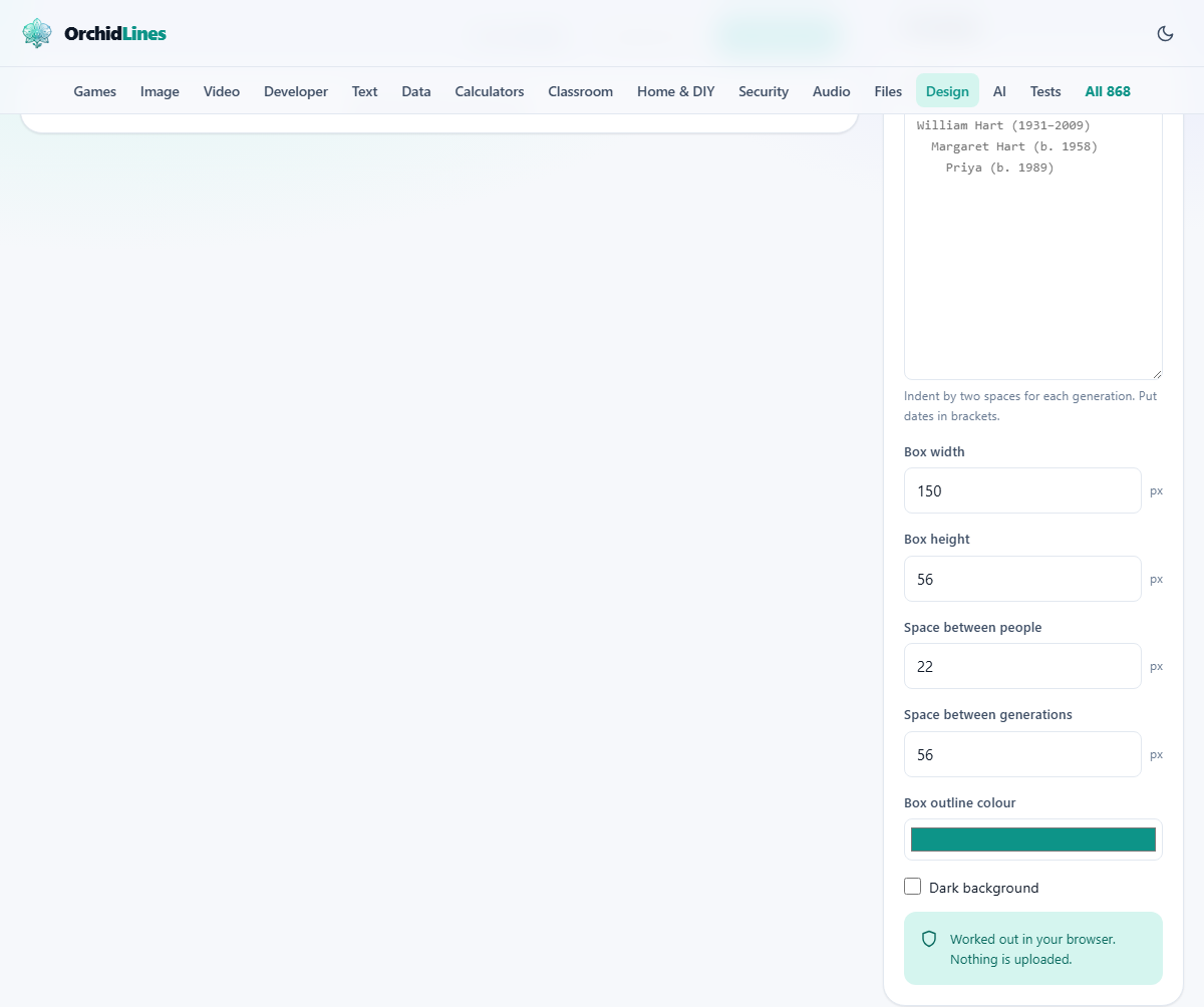 Screenshot: Typing beats dragging