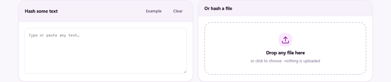 Screenshot: How to use a hash