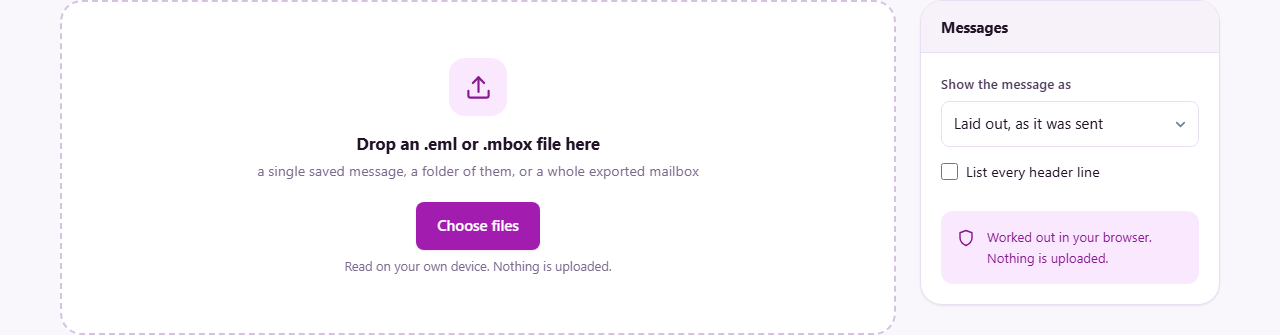 Screenshot: The email nobody can open