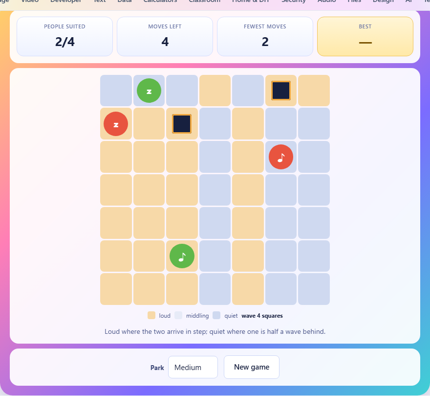 Screenshot: How to play Bandstand