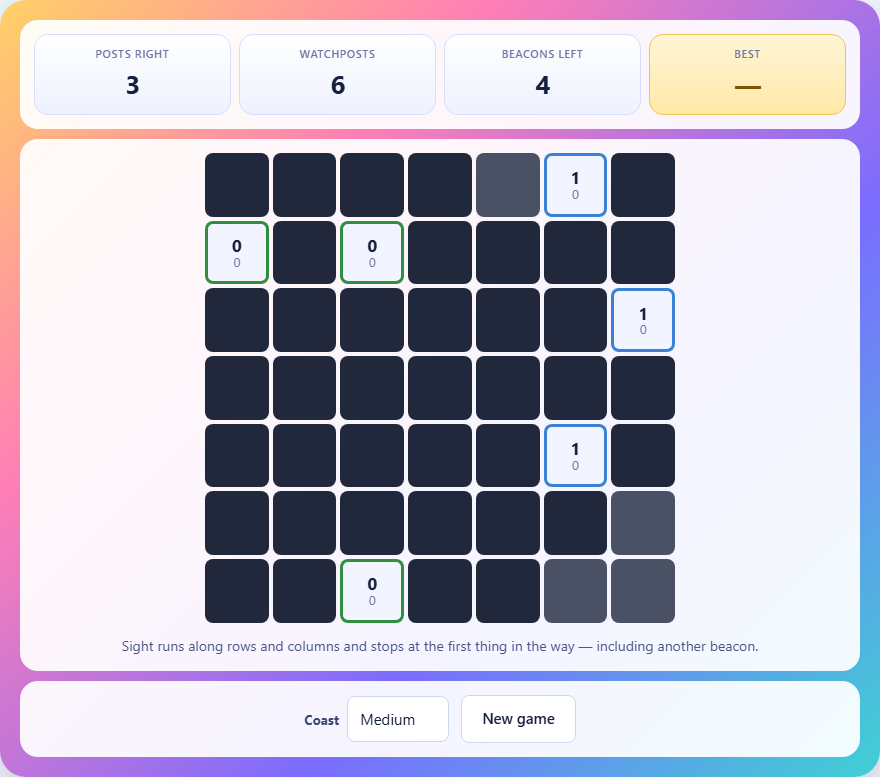 Screenshot: How to play Beacon
