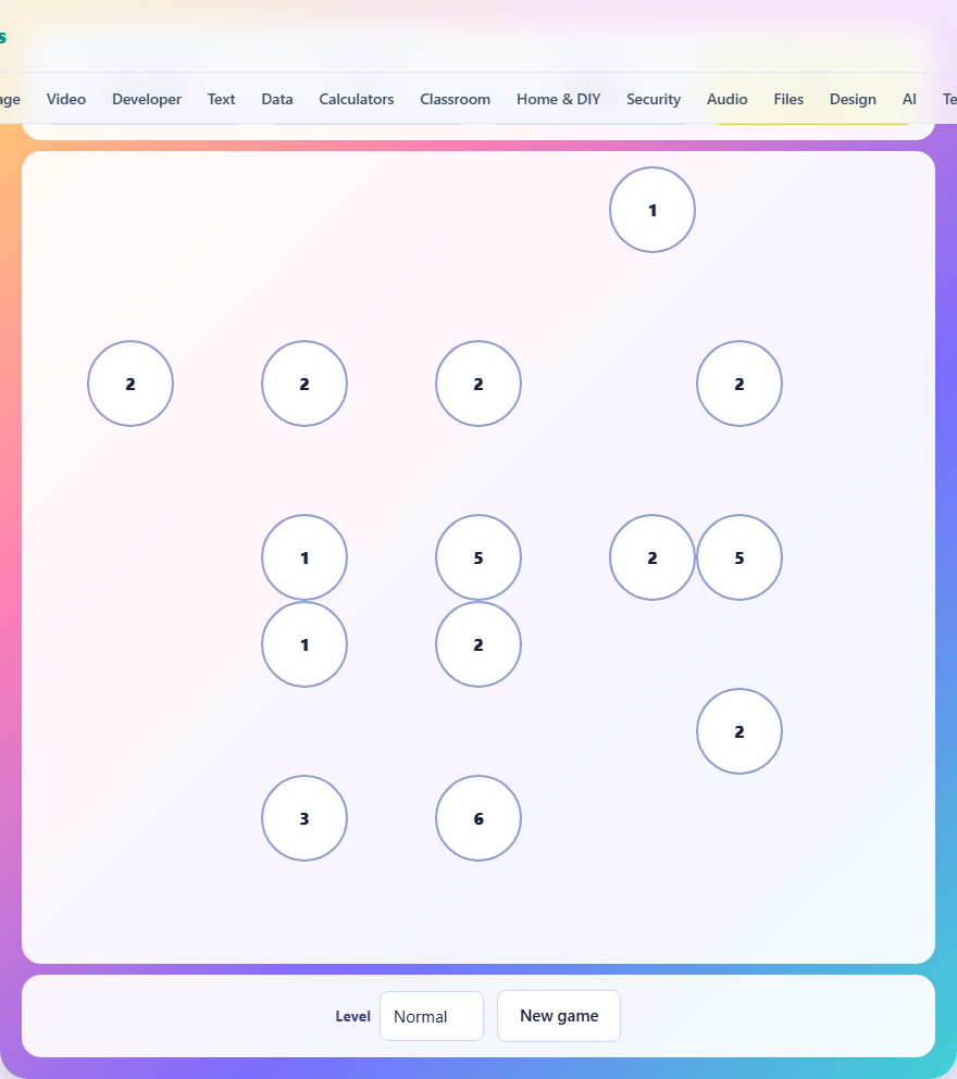 Screenshot: How to play Bridges