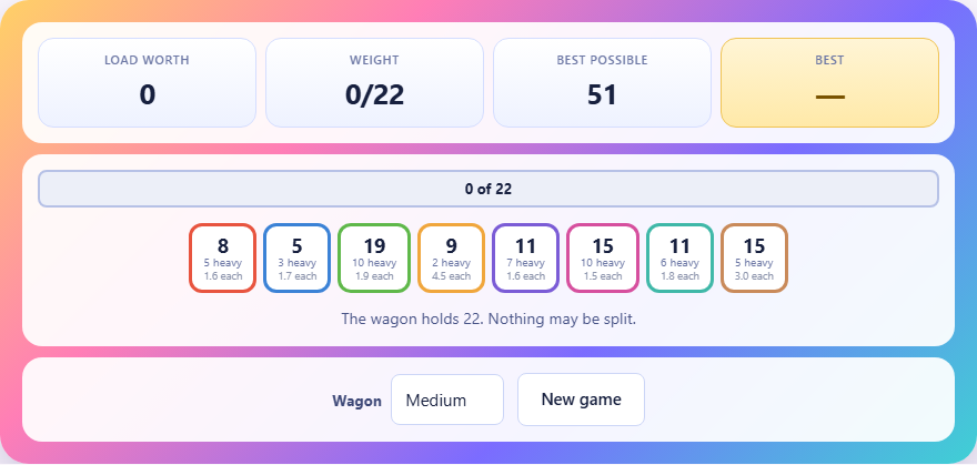 Screenshot: How to play Cargo