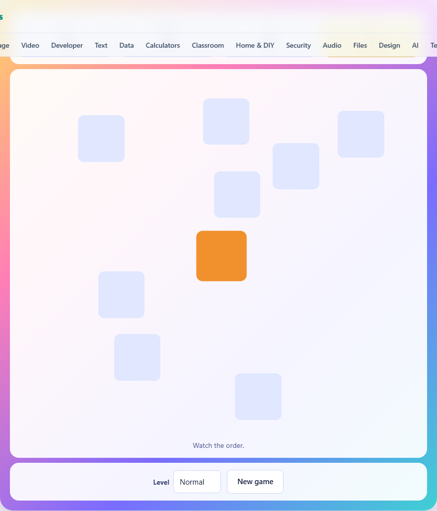Screenshot: How to play Block Span
