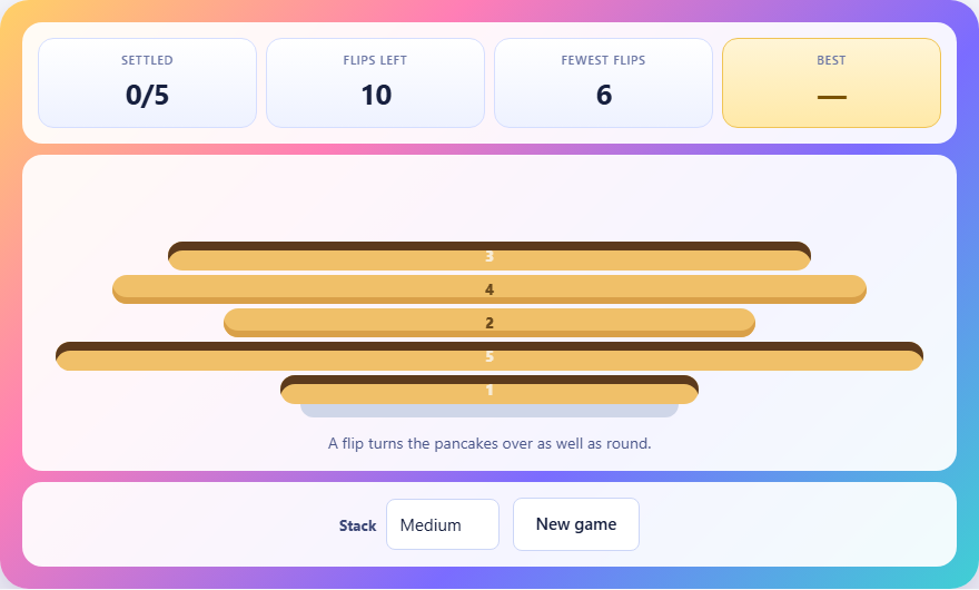 Screenshot: How to play Griddle