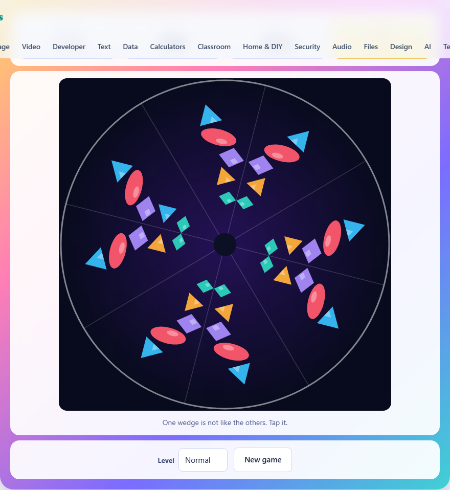 Screenshot: How to play Kaleidoscope Match