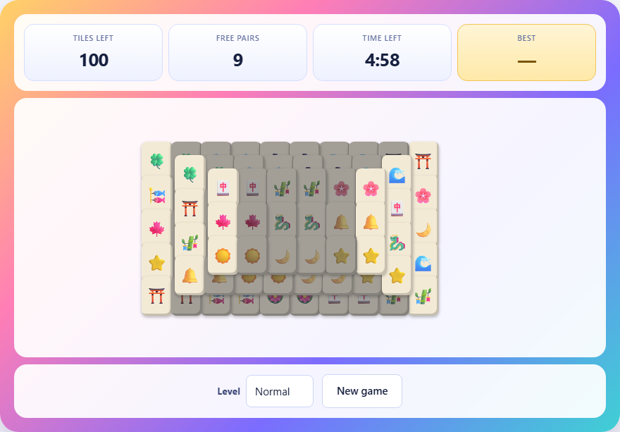 Screenshot: How to play Tile Match