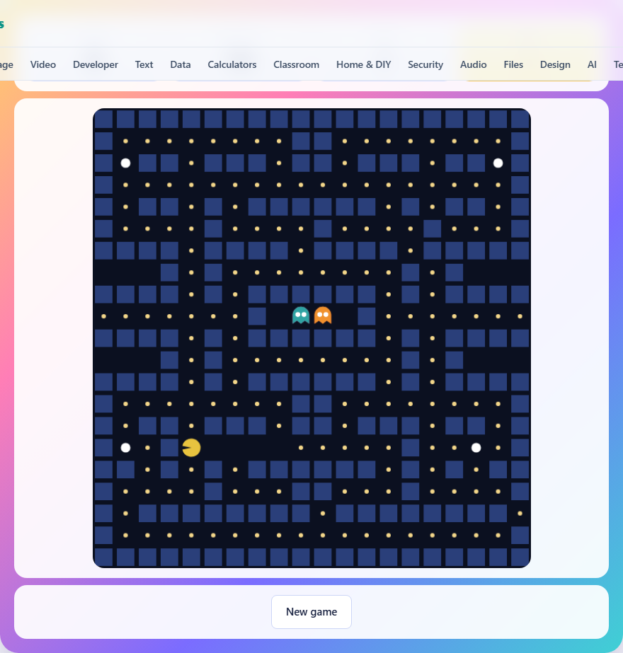 Screenshot: How to play Dot Muncher