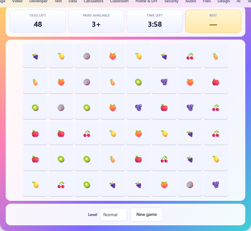 Screenshot: How to play Tile Link