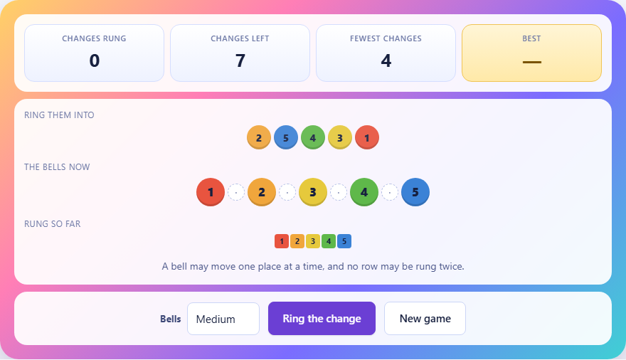 Screenshot: How to play Peal