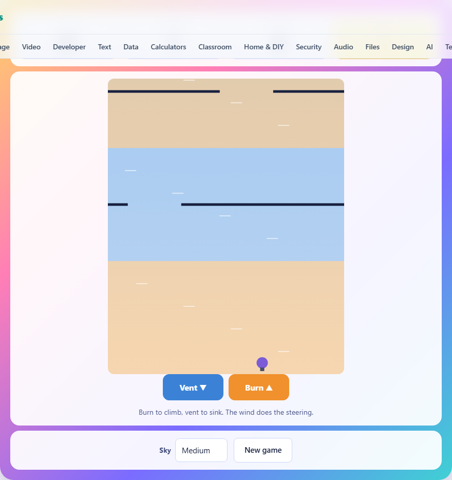 Screenshot: How to play Plume
