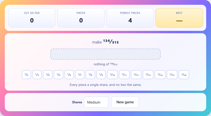 Screenshot: How to play Portion