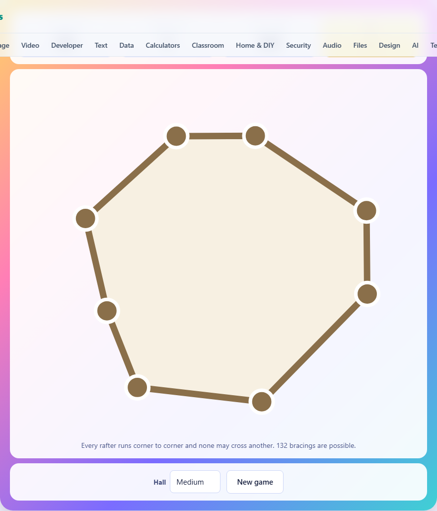 Screenshot: How to play Rafters