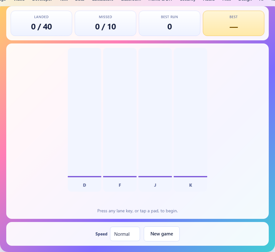 Screenshot: How to play Beat Tap