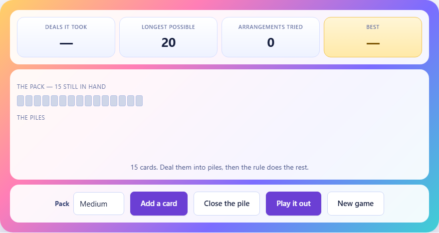 Screenshot: How to play Sheaf