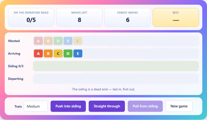 Screenshot: How to play Siding