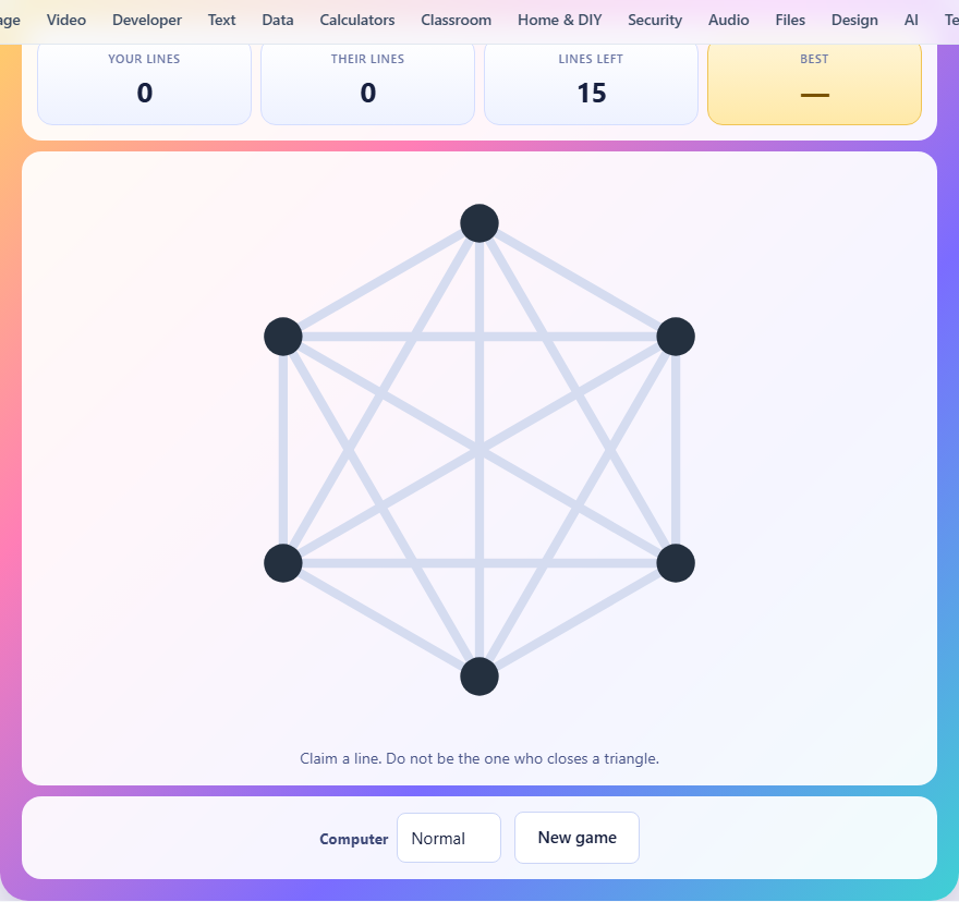 Screenshot: How to play Sim