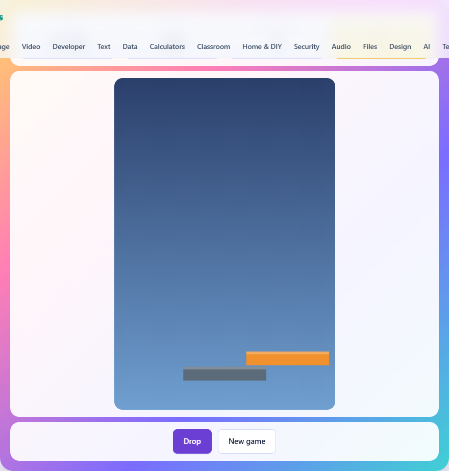 Screenshot: How to play Tower Stack