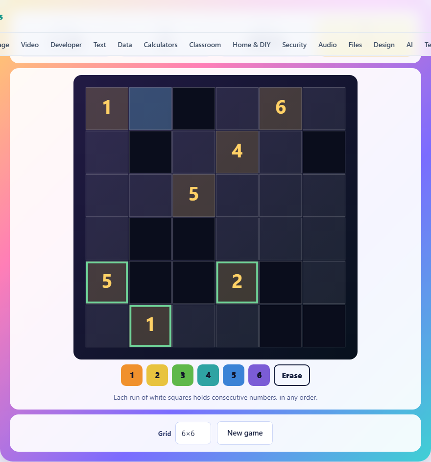 Screenshot: How to play Straights