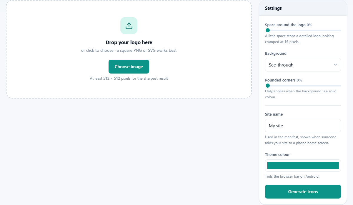 Screenshot: How to add a favicon to your website