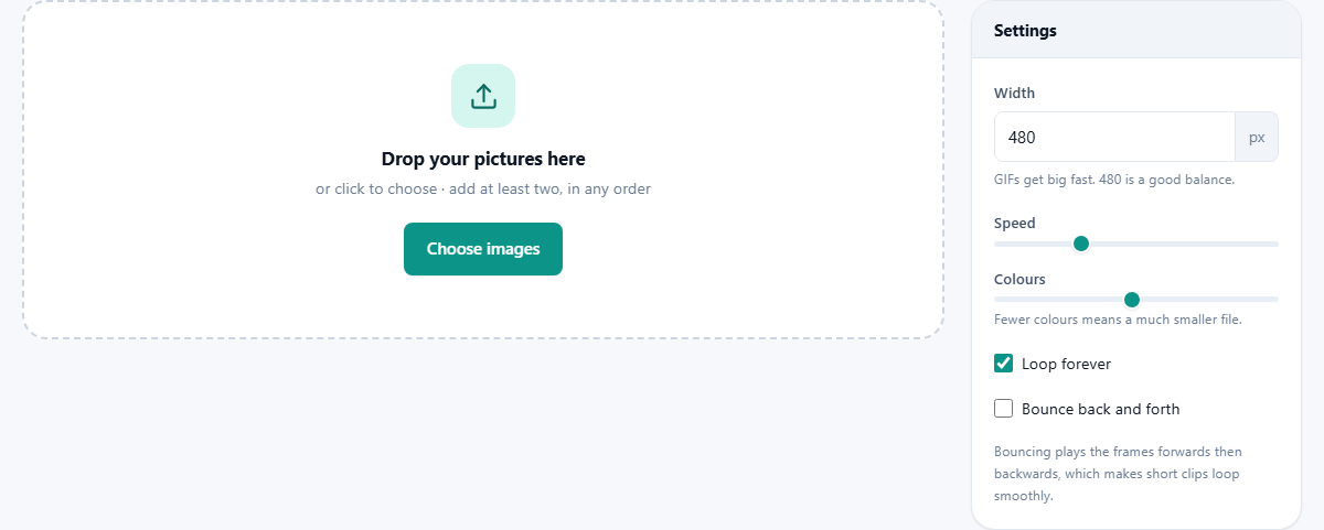 Screenshot: How to make an animated GIF