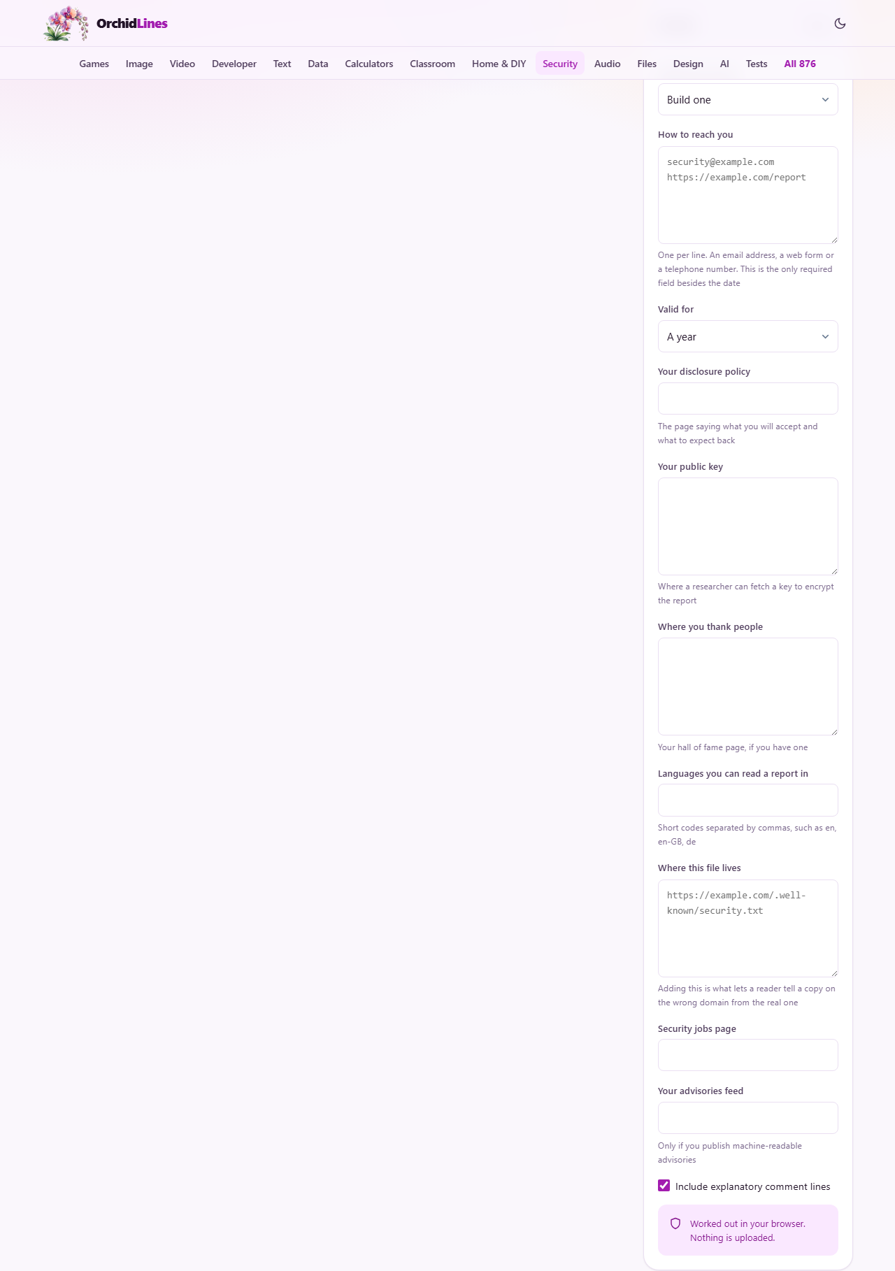 Screenshot: The file with a deadline in it