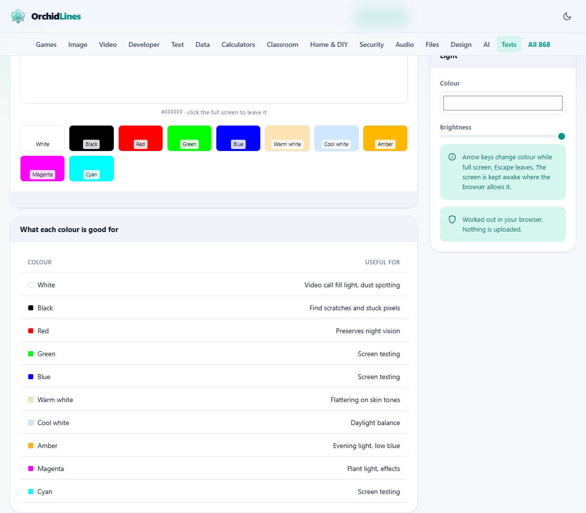 Screenshot: Deceptively useful