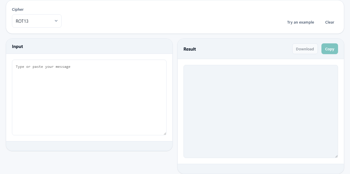 Screenshot: How these ciphers work