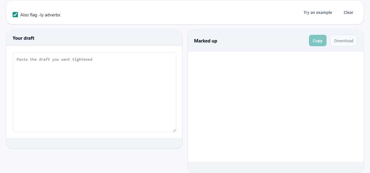 Screenshot: Four kinds of padding